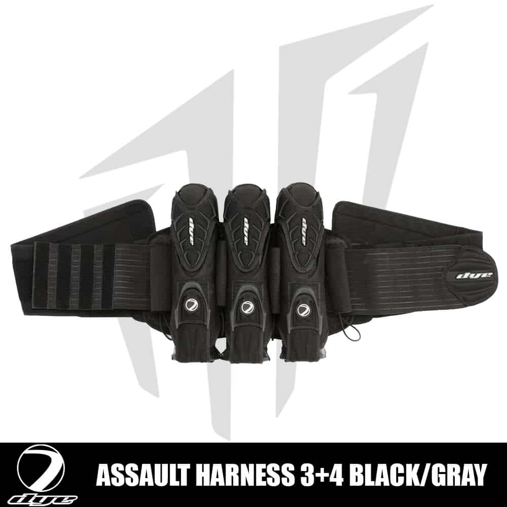 Dye Assault Paintball Harness 3+4 – Siyah / Gri