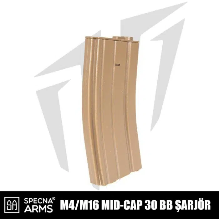 Specna Arms M4 / M16 Tipi Tüfekler İçin 30’luk Real-Cap Airsoft Şarjörü Bronz