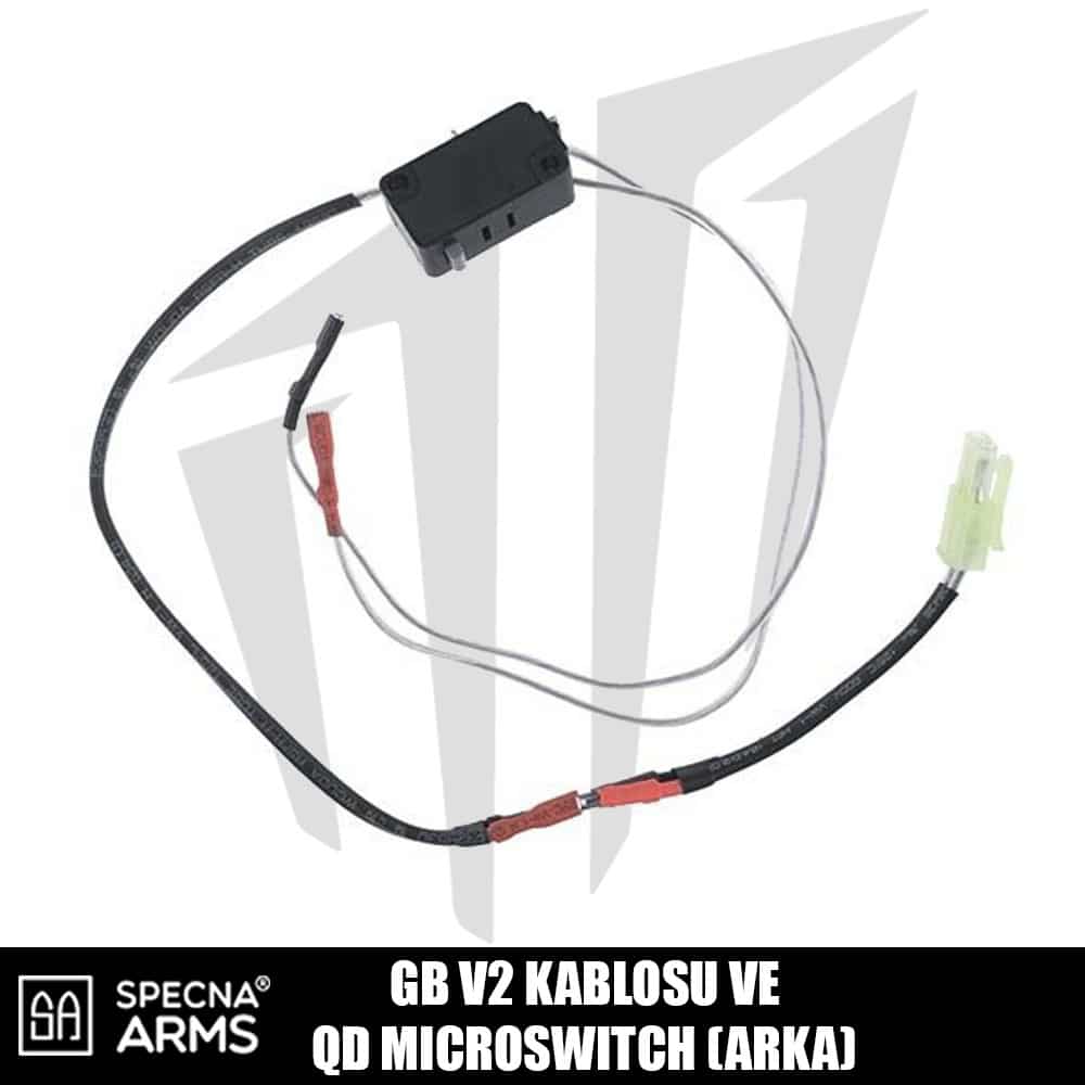 Specna Arms Mikro Anahtar Kablolama Gearbox V2 QD (Arka)