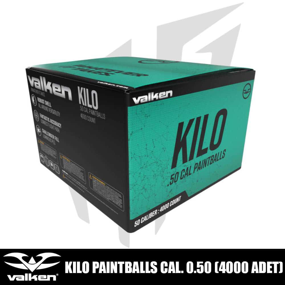 Valken Kilo Paintball Boya Topu 0.50cal 4000 adet