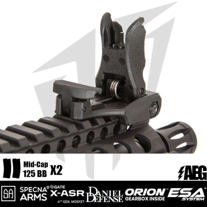 Specna Arms Daniel Defense® MK18 SA-E19 EDGE Airsoft Tüfeği – Siyah