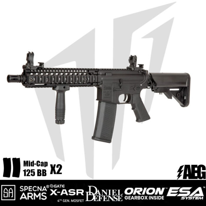 Specna Arms Daniel Defense® MK18 SA-E19 EDGE Airsoft Tüfeği – Siyah