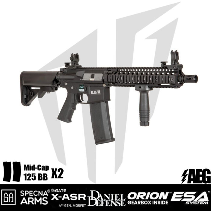 Specna Arms Daniel Defense® MK18 SA-E19 EDGE Airsoft Tüfeği – Siyah