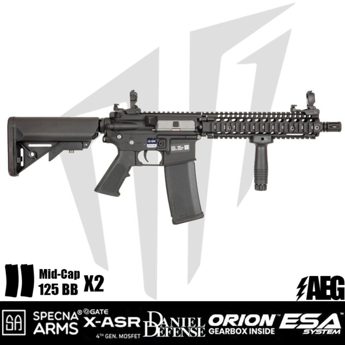 Specna Arms Daniel Defense® MK18 SA-E19 EDGE Airsoft Tüfeği – Siyah