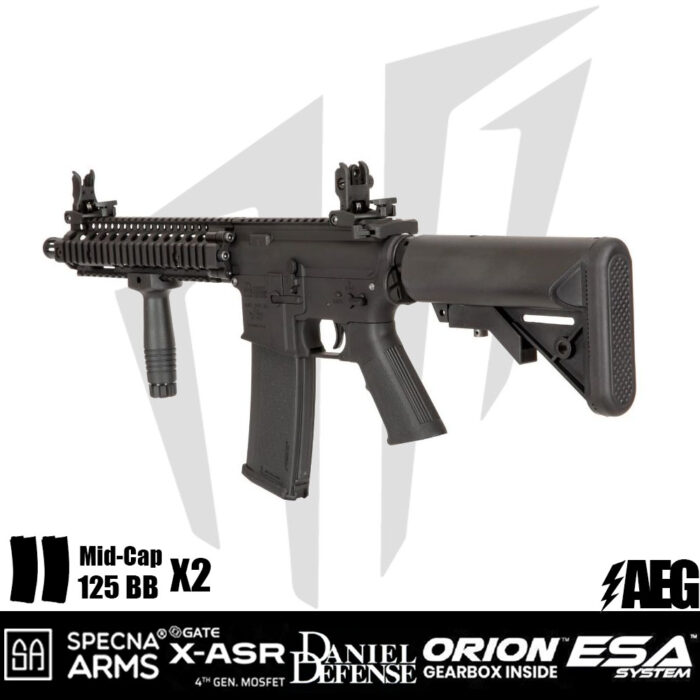 Specna Arms Daniel Defense® MK18 SA-E19 EDGE Airsoft Tüfeği – Siyah