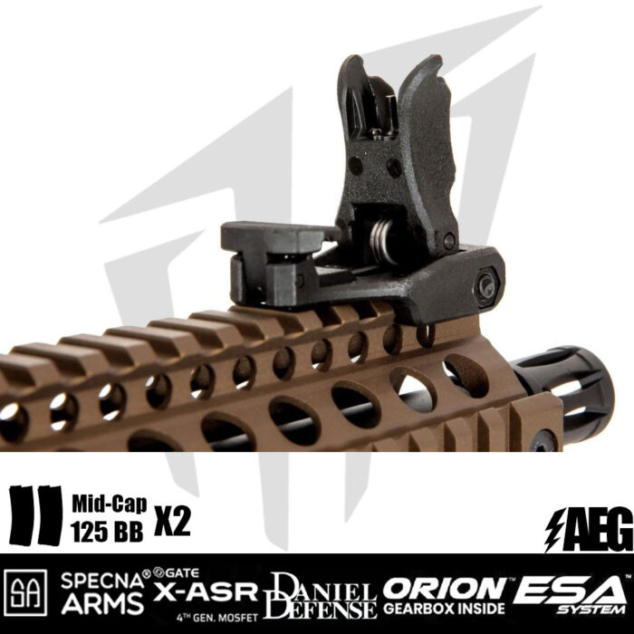 Specna Arms Daniel Defense® MK18 SA-E19 EDGE Airsoft Tüfeği – Bronz