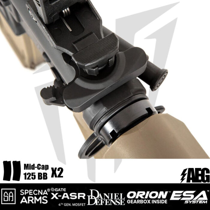 Specna Arms Daniel Defense® MK18 SA-E19 EDGE Airsoft Tüfeği – Bronz