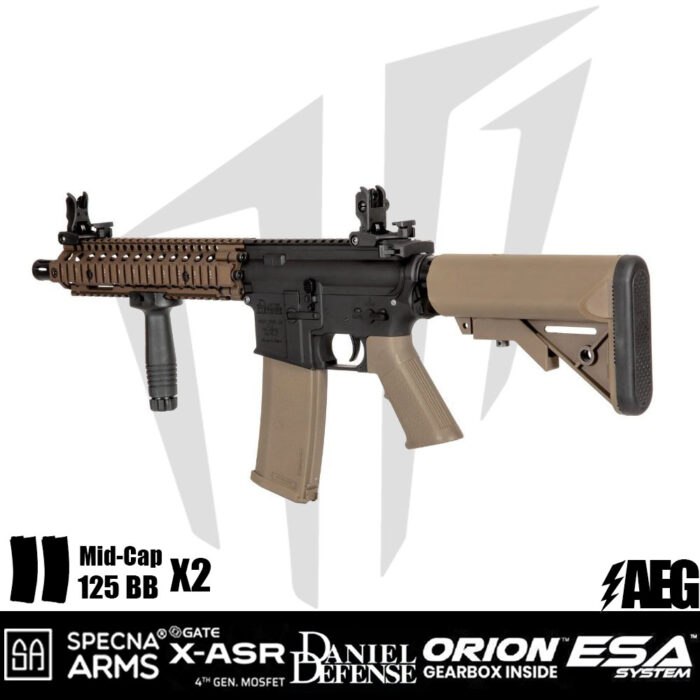 Specna Arms Daniel Defense® MK18 SA-E19 EDGE Airsoft Tüfeği – Bronz