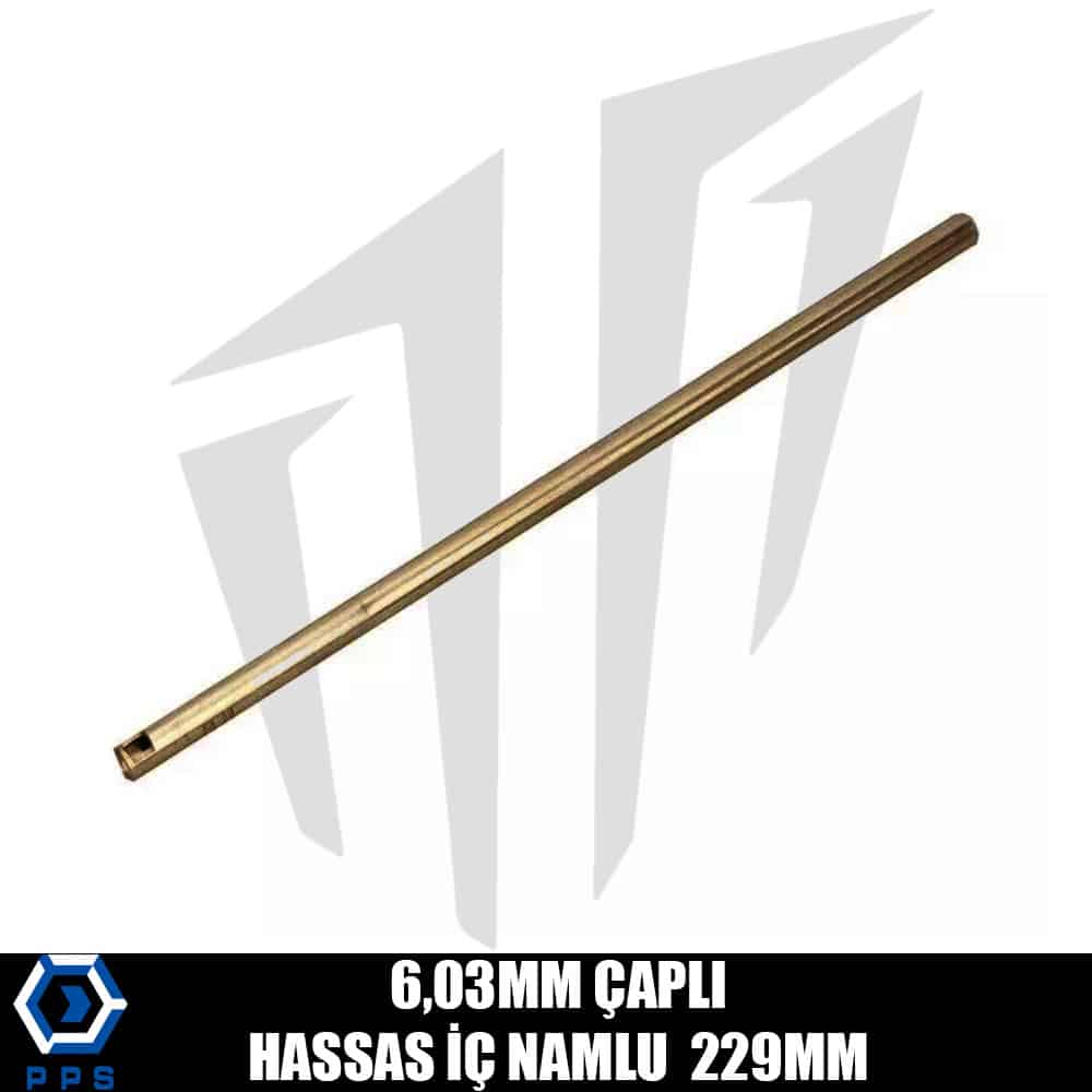 PPS 6,03mm Çaplı Hassas İç Airsoft Namlusu 229mm