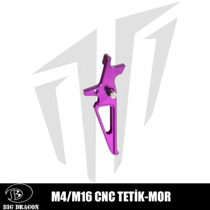 BGD M4/M16 Airsoft Tüfekleri için CNC Tetik Mor