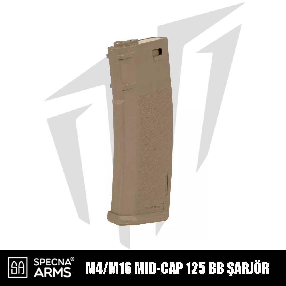 Specna Arms S-Mag Mid-Cap 125’lik Airsoft Şarjörü – Bronz