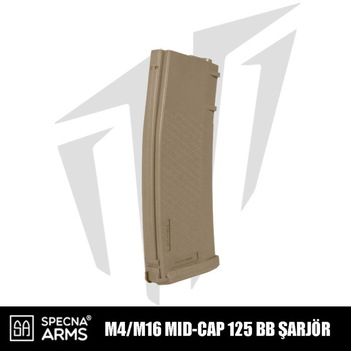 Specna Arms S-Mag Mid-Cap 125’lik Airsoft Şarjörü – Bronz