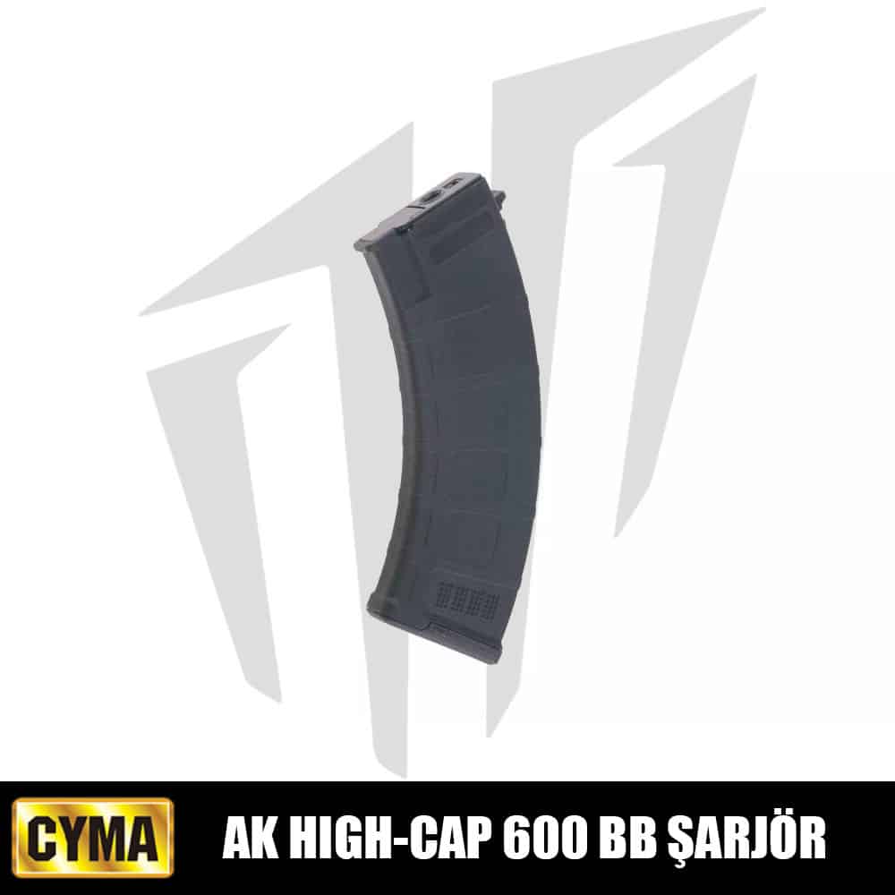 CYMA / AK Hi-Cap 600’lük Airsoft Şarjörü Siyah