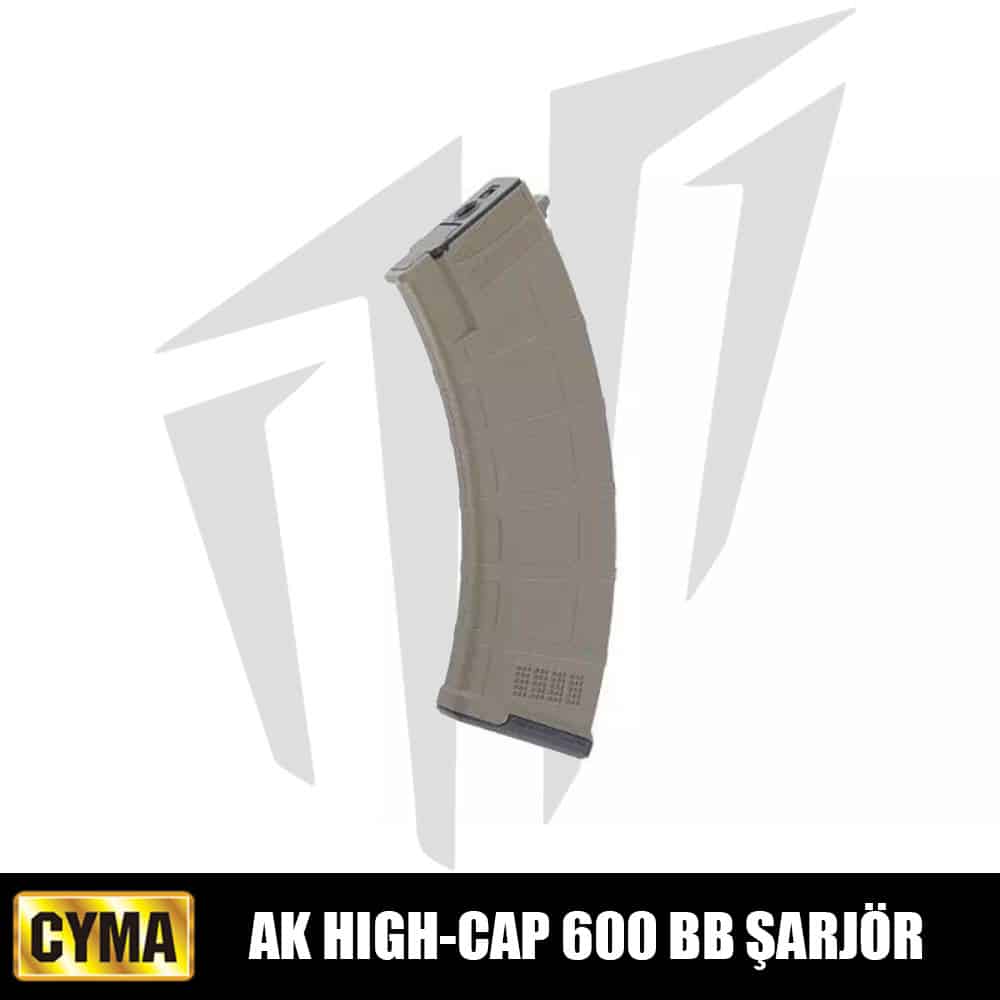 CYMA / AK Hi-Cap 600’lük Airsoft Şarjörü Bronz