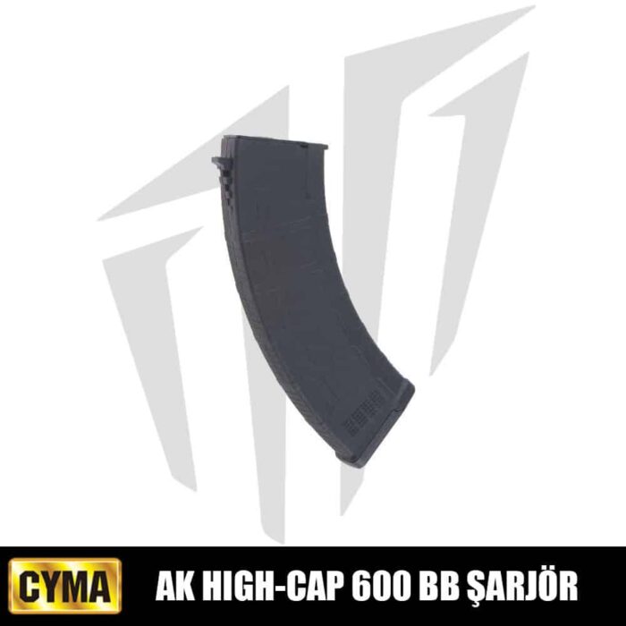 CYMA / AK Hi-Cap 600’lük Airsoft Şarjörü Siyah