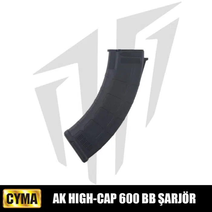 CYMA / AK Hi-Cap 600’lük Airsoft Şarjörü Siyah