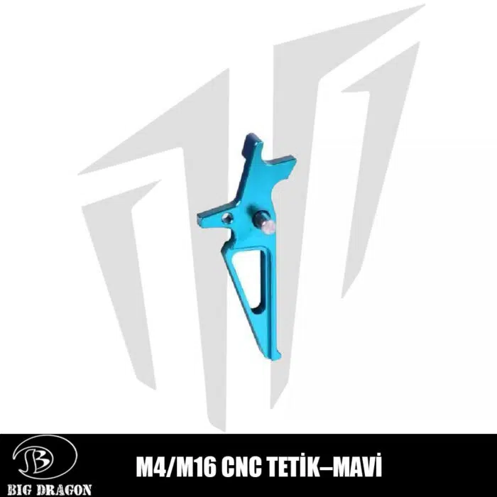 BGD M4/M16 Tüfekleri İçin CNC Tetik Mavi