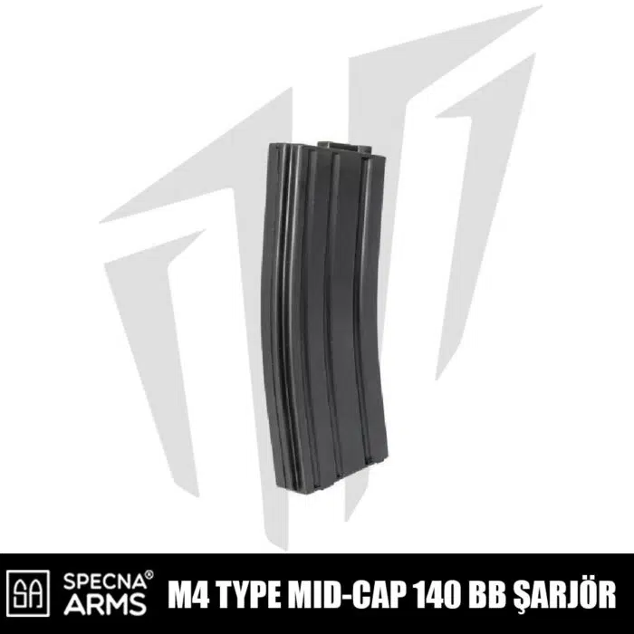 Specna Arms Mid-Cap 140’lık Airsoft Şarjörü Siyah