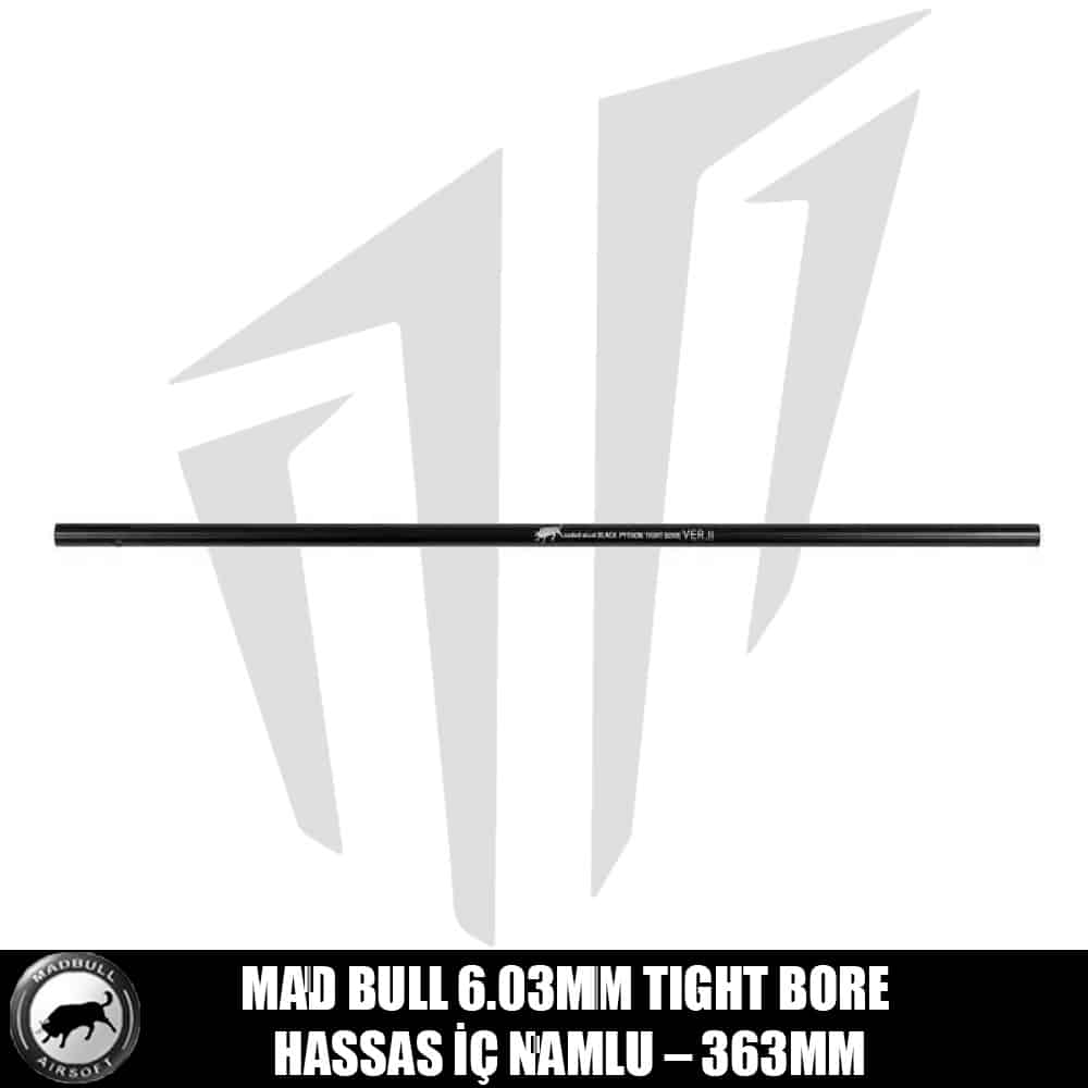 Mad Bull Black Python 6.03mm Tight Bore Hassas İç Airsoft Namlusu 229mm
