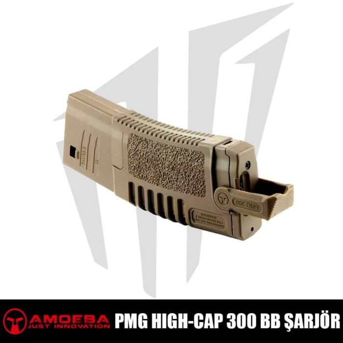 Ares Amoeba PMG Hi-Cap 300’lük Airsoft Şarjörü Bronz