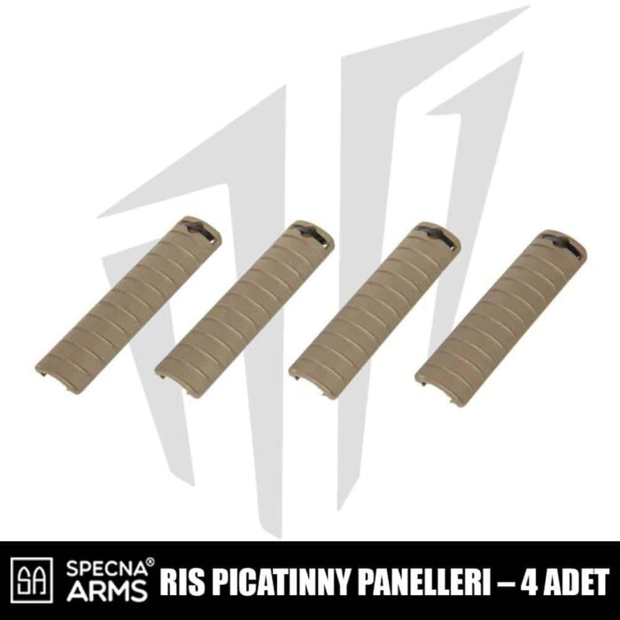 Specna Arms RIS Picatinny Panelleri (4 Adet) Tan