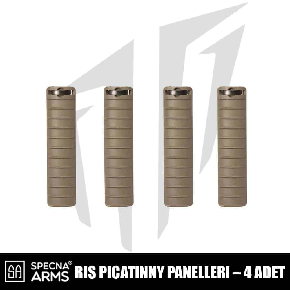 Specna Arms RIS Picatinny Panelleri (4 Adet) Tan