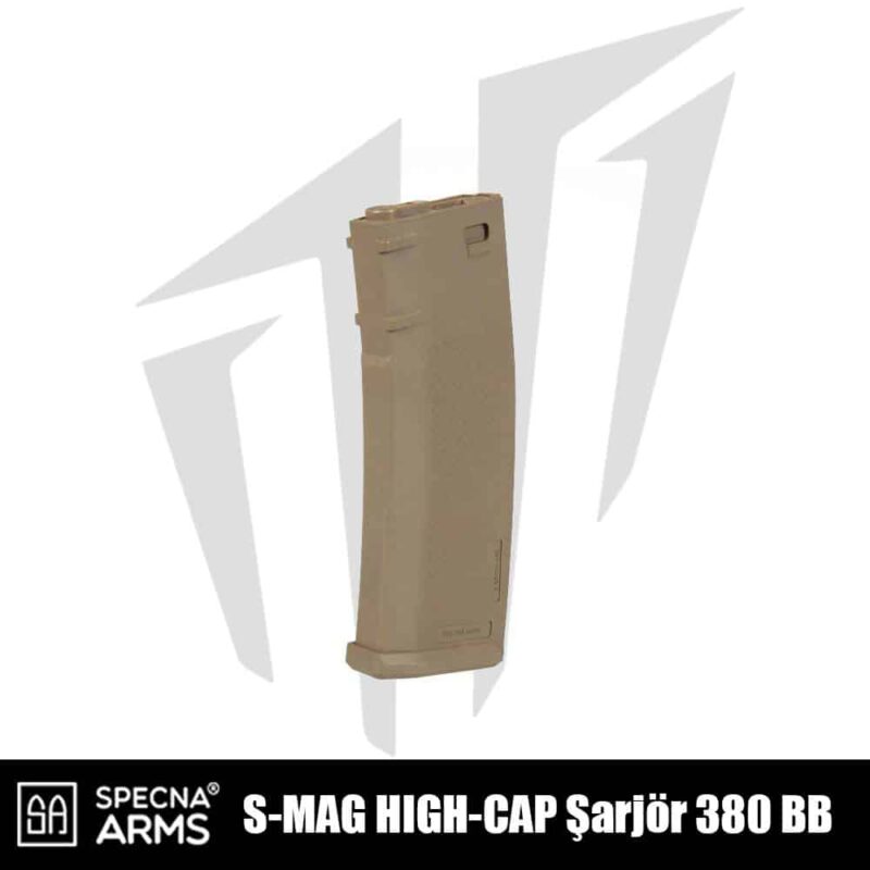 Specna Arms S-Mag Hi-Cap 380’lik Airsoft Şarjörü Bronz