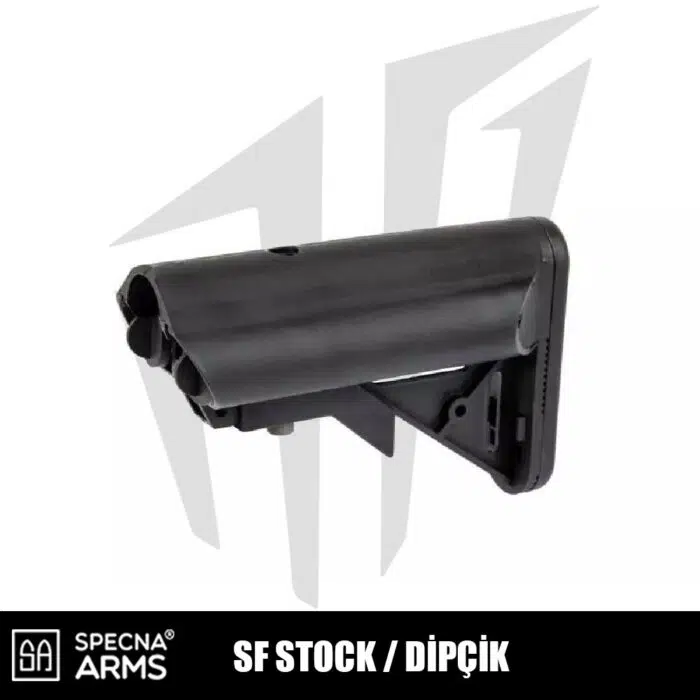 Specna Arms SF Stock / Dipçik Siyah