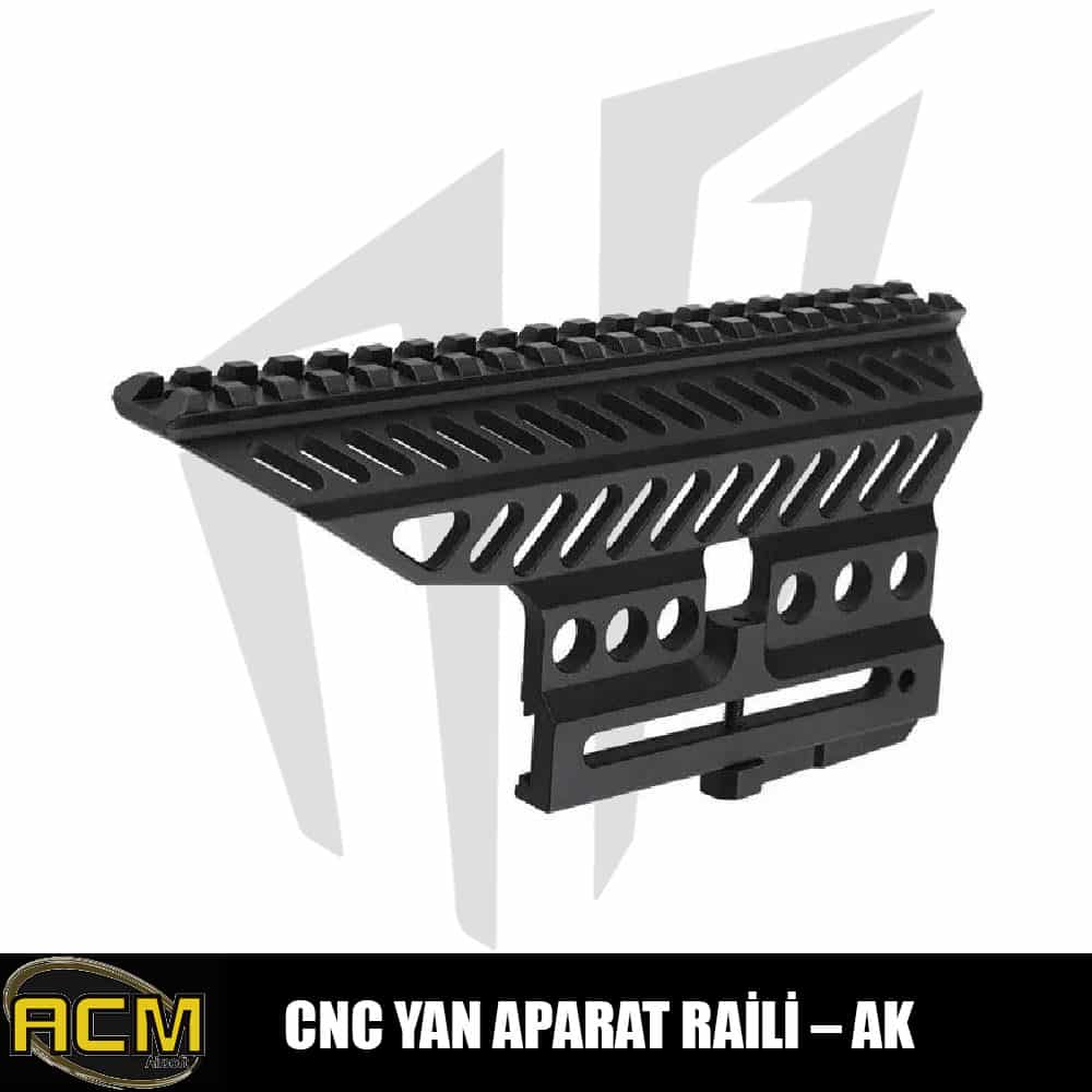 ACM AK CNC Yan Aparat Takma Raili Siyah