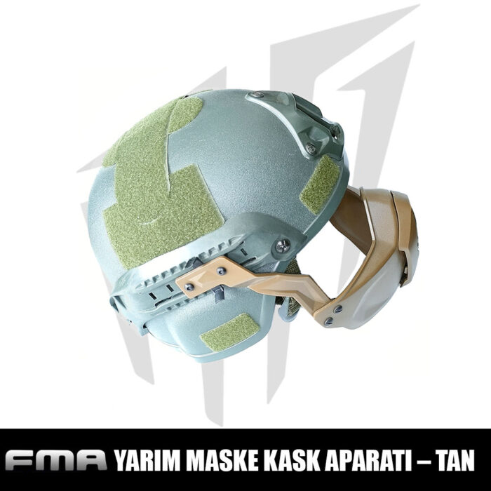 FMA Yarım Maske Kask Aparatı – Tan