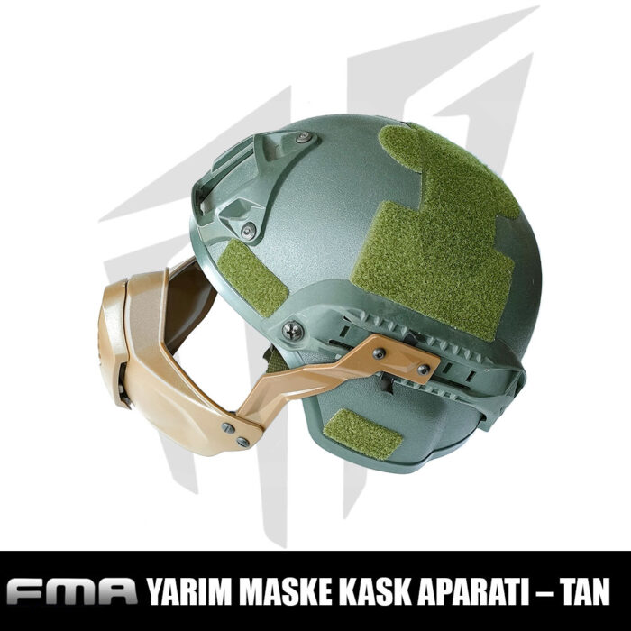 FMA Yarım Maske Kask Aparatı – Tan