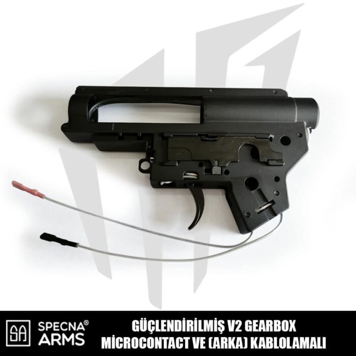 Specna Arms Güçlendirilmiş V2 Gearbox Mikro Anahtar Ve Arka Kablolamalı