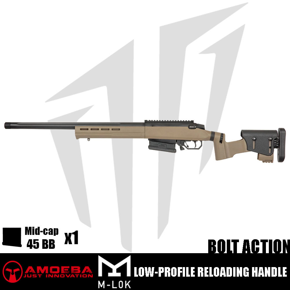 Ares Striker Tactical T1 Sniper Airsoft Tüfeği – Tan