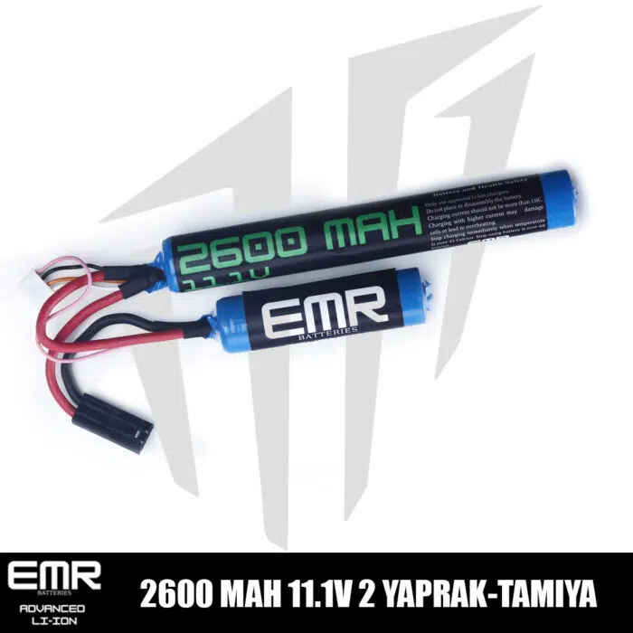 EMR 11.1V 2600 mAh 2 Yaprak Tamiya Lithium-Ion Pil