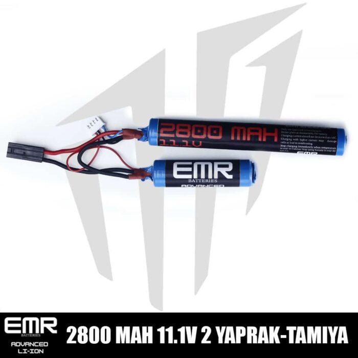 EMR 11.1V 2800 mAh 2 Yaprak Tamiya Lithium-Ion Pil