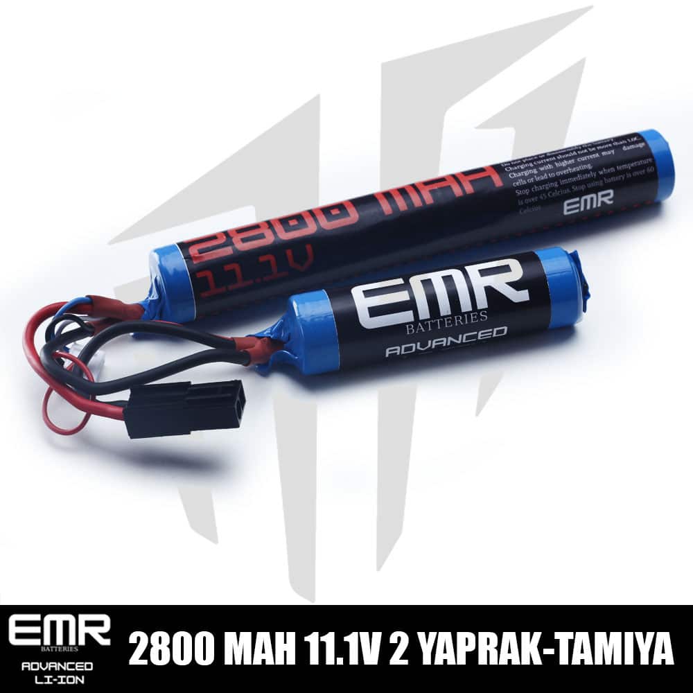 EMR 11.1V 2800 mAh 2 Yaprak Tamiya Lithium-Ion Pil