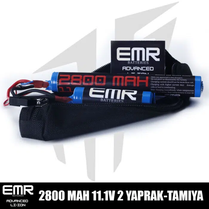 EMR 11.1V 2800 mAh 2 Yaprak Tamiya Lithium-Ion Pil