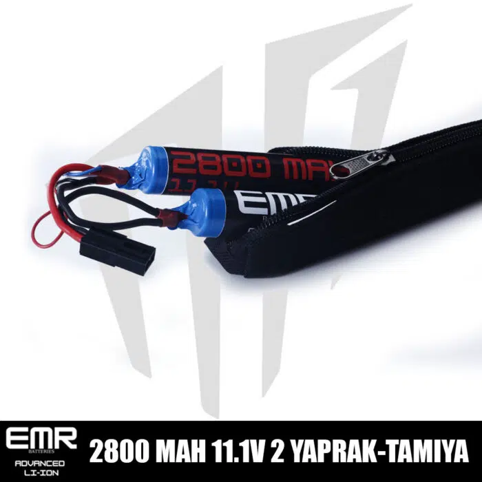 EMR 11.1V 2800 mAh 2 Yaprak Tamiya Lithium-Ion Pil