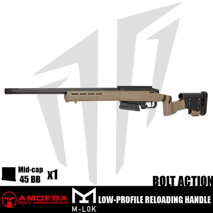 Ares Striker Tactical T1 Sniper Airsoft Tüfeği – Tan