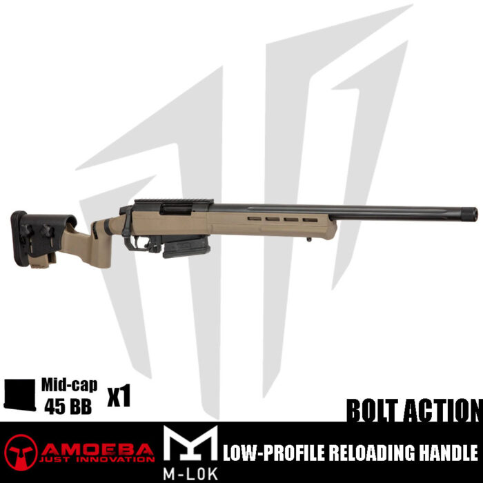 Ares Striker Tactical T1 Sniper Airsoft Tüfeği – Tan