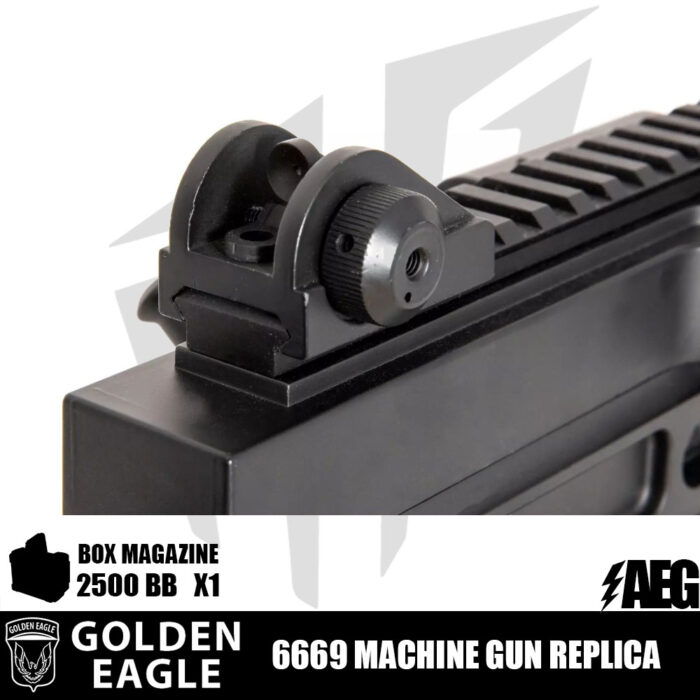 Golden Eagle 6669 LMG Airsoft Tüfeği Siyah