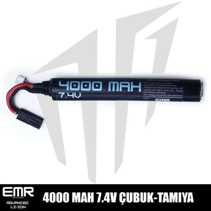 EMR 7.4V 4000 mAh Çubuk Tamiya Lithium-Ion Pil