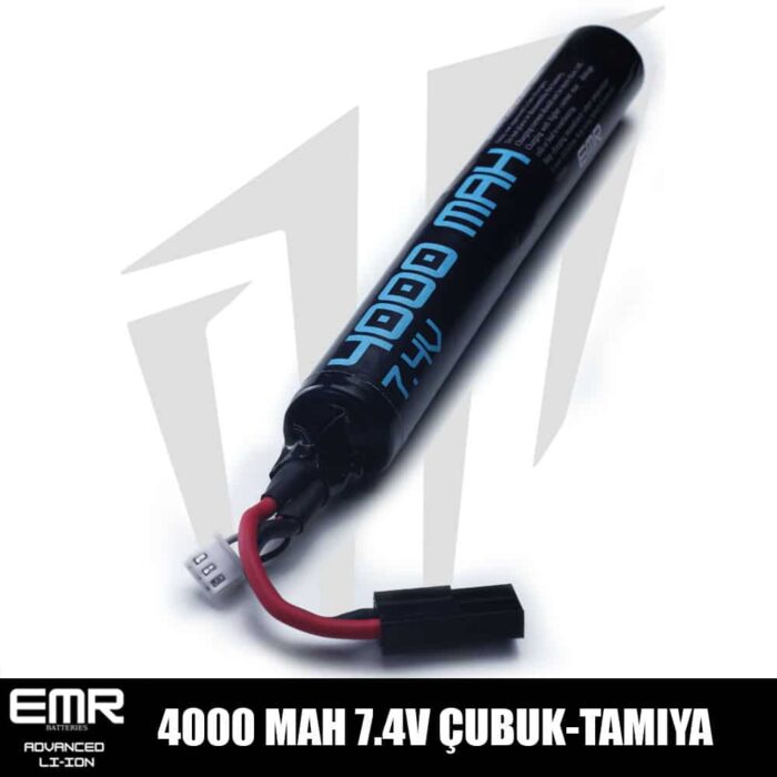 EMR 7.4V 4000 mAh Çubuk Tamiya Lithium-Ion Pil