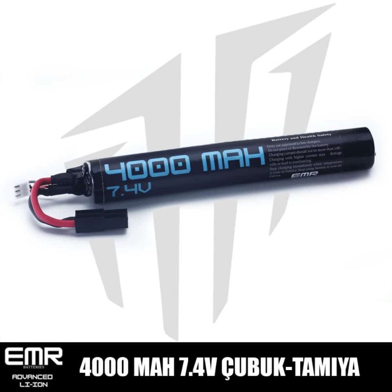 EMR 7.4V 4000 mAh Çubuk Tamiya Lithium-Ion Pil