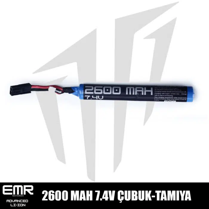 EMR 7.4V 2600 mAh Çubuk Tamiya Lithium-Ion Pil