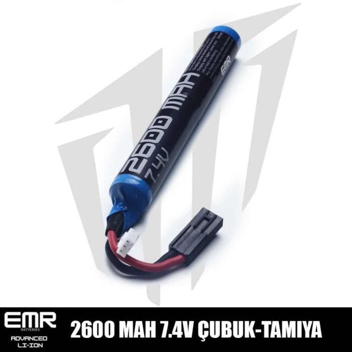 EMR 7.4V 2600 mAh Çubuk Tamiya Lithium-Ion Pil