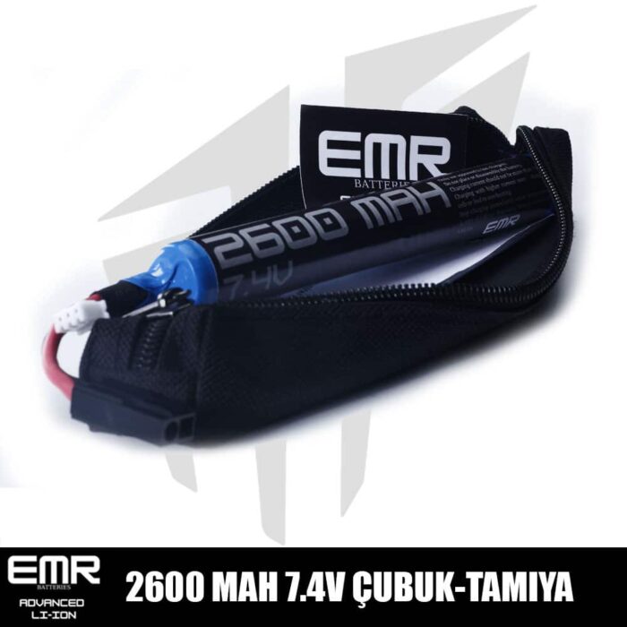EMR 7.4V 2600 mAh Çubuk Tamiya Lithium-Ion Pil