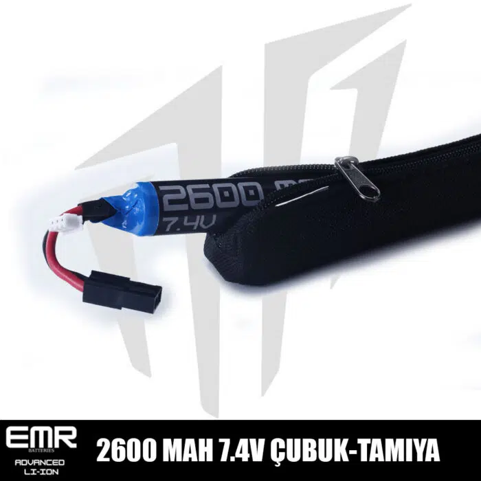 EMR 7.4V 2600 mAh Çubuk Tamiya Lithium-Ion Pil