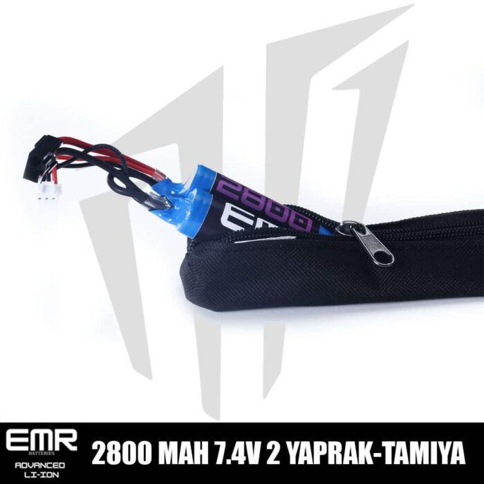 EMR 7.4V 2800 mAh 2 Yaprak Tamiya Lithium-Ion Pil