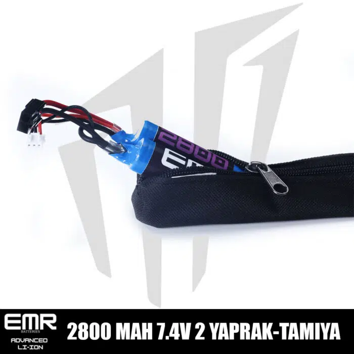 EMR 7.4V 2800 mAh 2 Yaprak Tamiya Lithium-Ion Pil